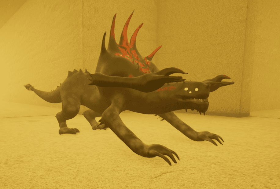 In-game screenshot of the Araneoide creature in Stellarium