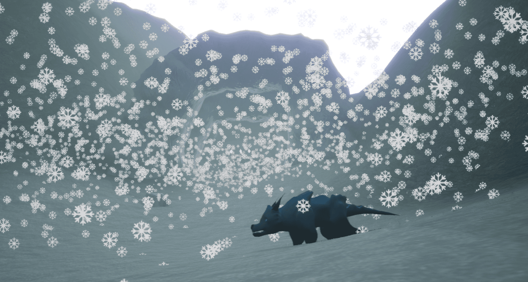 In-game screenshot of the Hazer creature in Stellarium